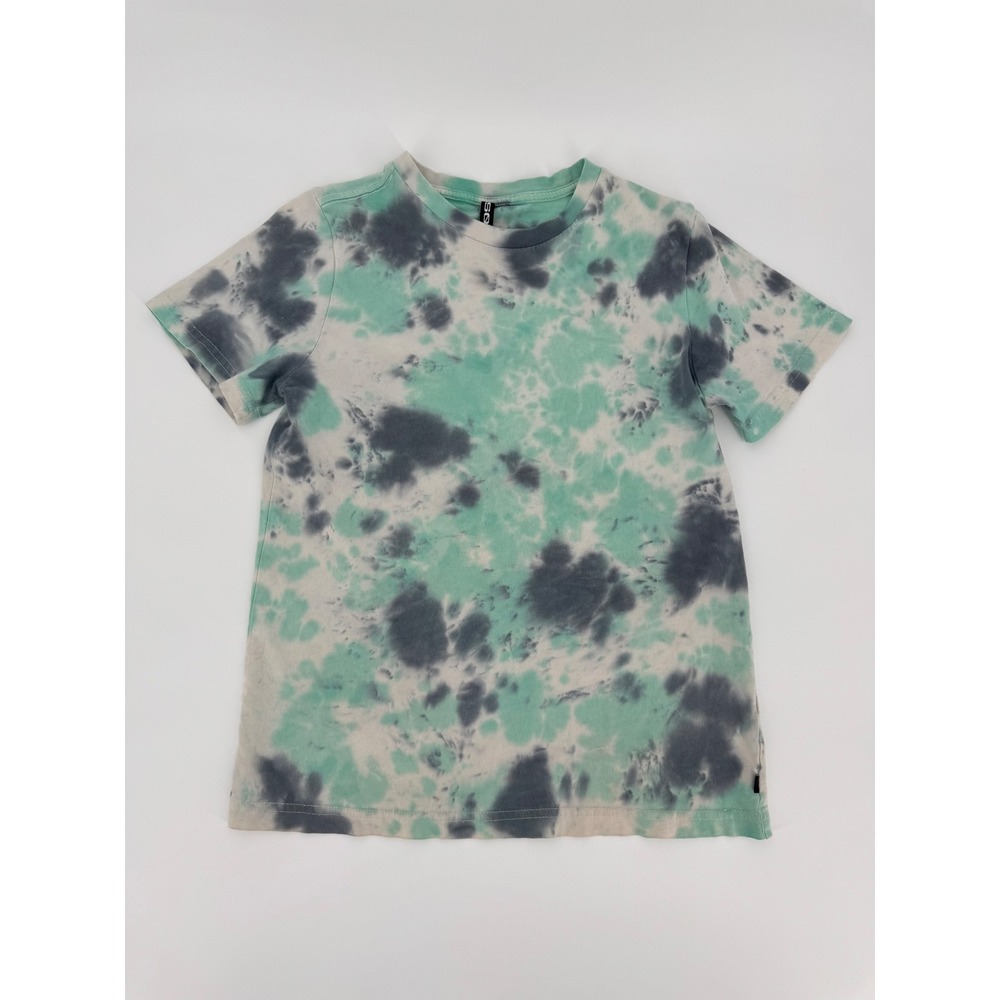 RSQ Kids Tie Dye T-Shirt Mint Green Grey Cloud Wash Cotton Tee Medium R22134102